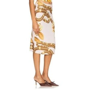 Miaou Moni Emblem Print Stretch Jersey
Midi Skirt, Medium